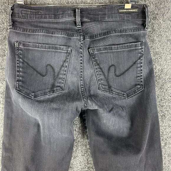 Citizens of Humanity Jeans Womens 26 Avedon Skinny Black Cotton Stretch - Picture 9 of 11